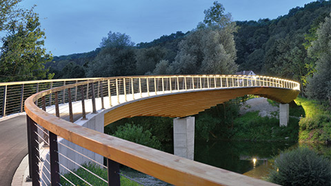 Foto der Brücke Neckartenzlingen