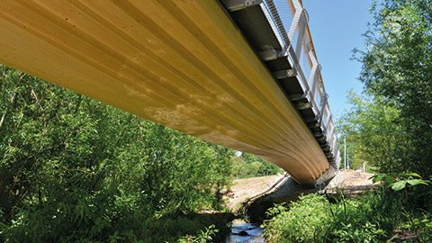 Foto der Brücke Urbach in Weinstadt