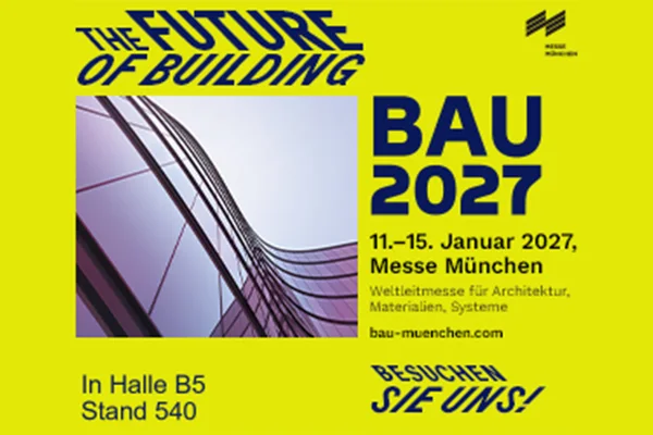 Personalisierter Banner BAU 2027 München