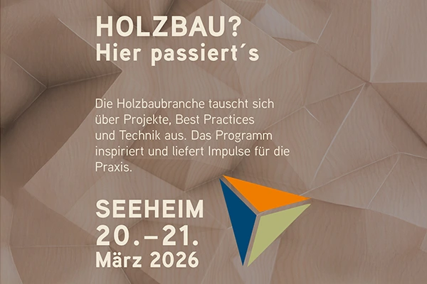 Einladung samt Infos zum Trialog Holzbau in Seeheim