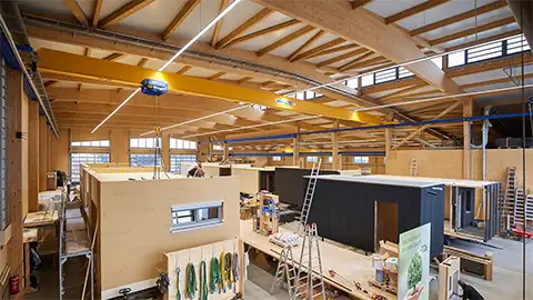 Innenansicht Zimmerei Glaß, Pfaffenhofen