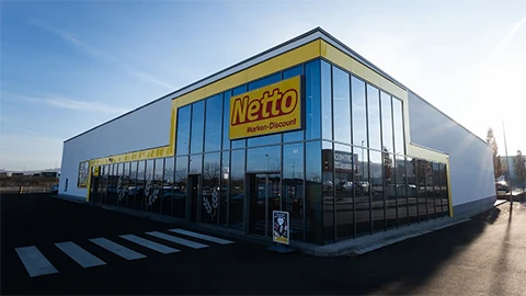 Außenansicht Netto Markt in Bad Kreuznach