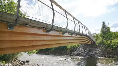 Weitere Seitenansicht der "Elsbeth-Fueg-Brücke", Wangen im Allgäu