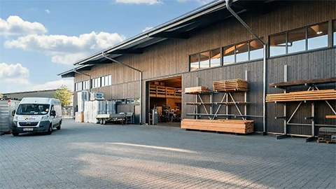 Weitere Seitenansicht Holzbau Kiefer, Ortenberg